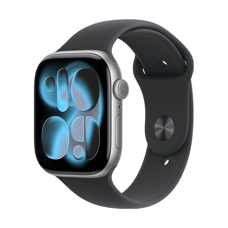 plus会员：Apple 苹果 Watch Series 11 46mm 智能手表 深空灰色 GPS版 2128.76元