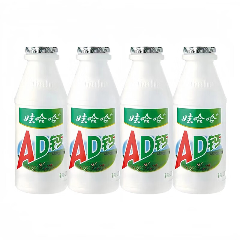 WAHAHA 娃哈哈 AD钙奶220g*4瓶含乳饮料学生儿童早餐牛奶日期新鲜正品M 220g*4瓶 