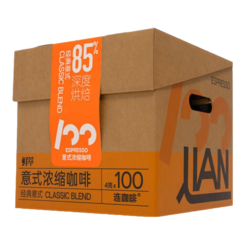 连咖啡 经典意式咖啡 400g 礼盒装 181.55元（需用券）