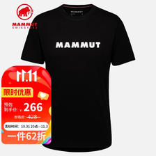 MAMMUT 猛犸象 Core男经典LOGO短袖T恤1017-04030 黑色 428元