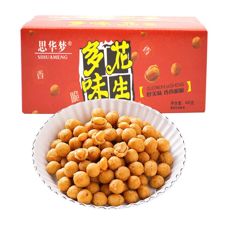 多味花生400g*1盒 9.75元（需买4件，需用券）