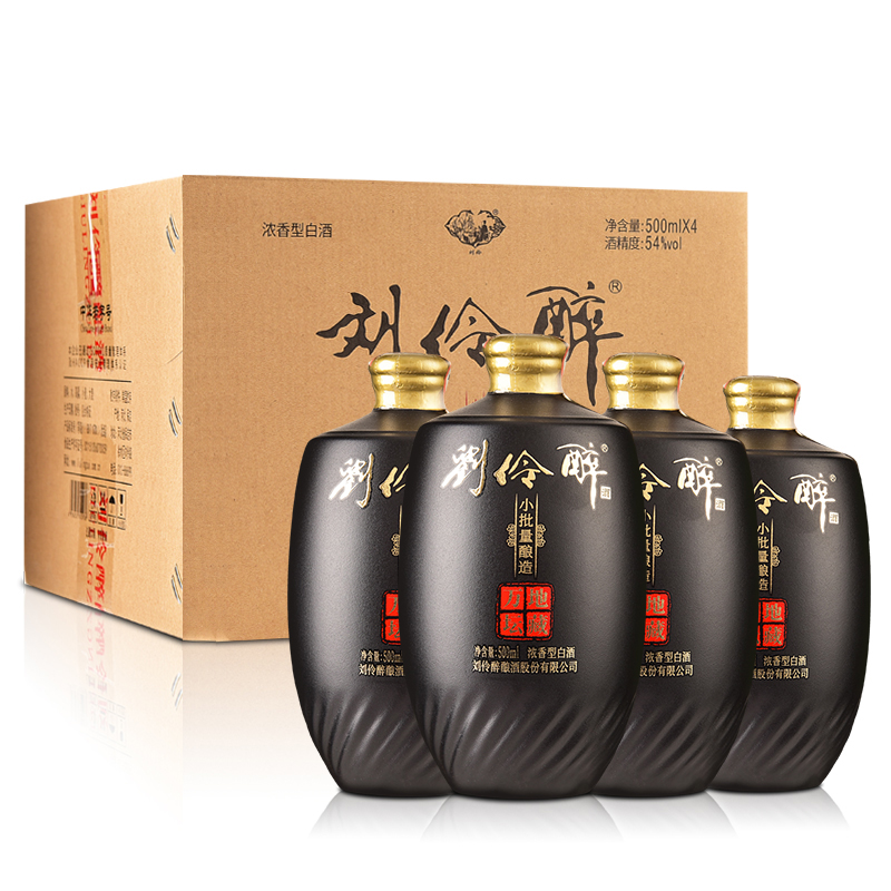 刘伶醉 地藏万坛 浓香型白酒54度500ml*4瓶 295.21元（需用券）