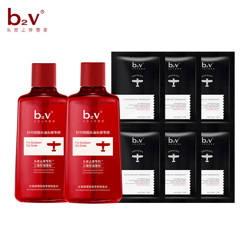 B2V 旅行装洗发水 中小样 洗发水200ml 3.9元