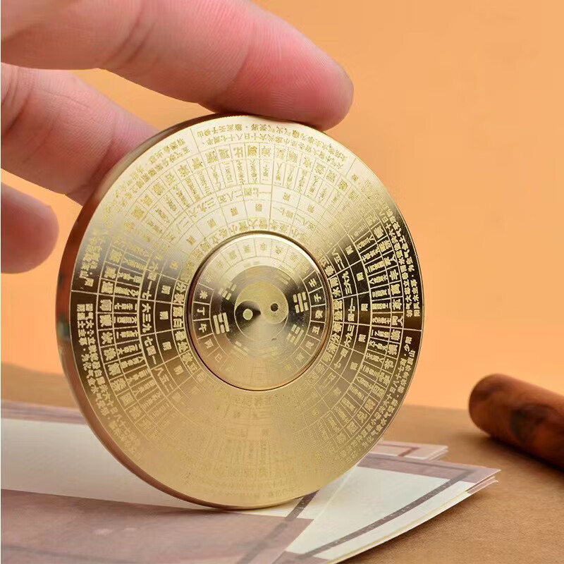 米良品 创意复古黄铜旋转陀螺摆件 23.9元（需用券）