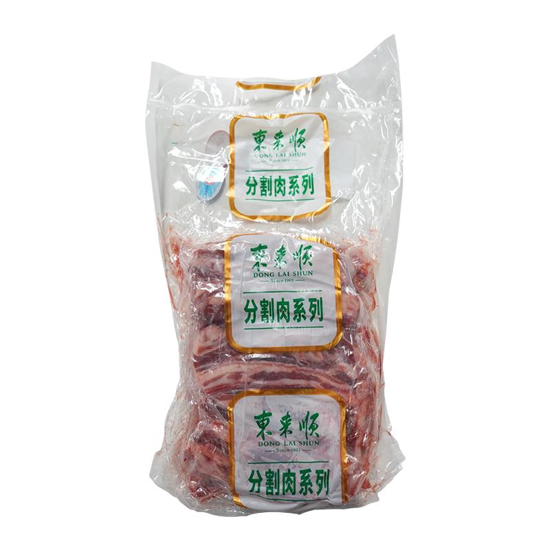 东来顺 内蒙原切手把肉肋排2.4斤 分割羊肋排 煎烤炖煮 生鲜羊肉 71.94元（需
