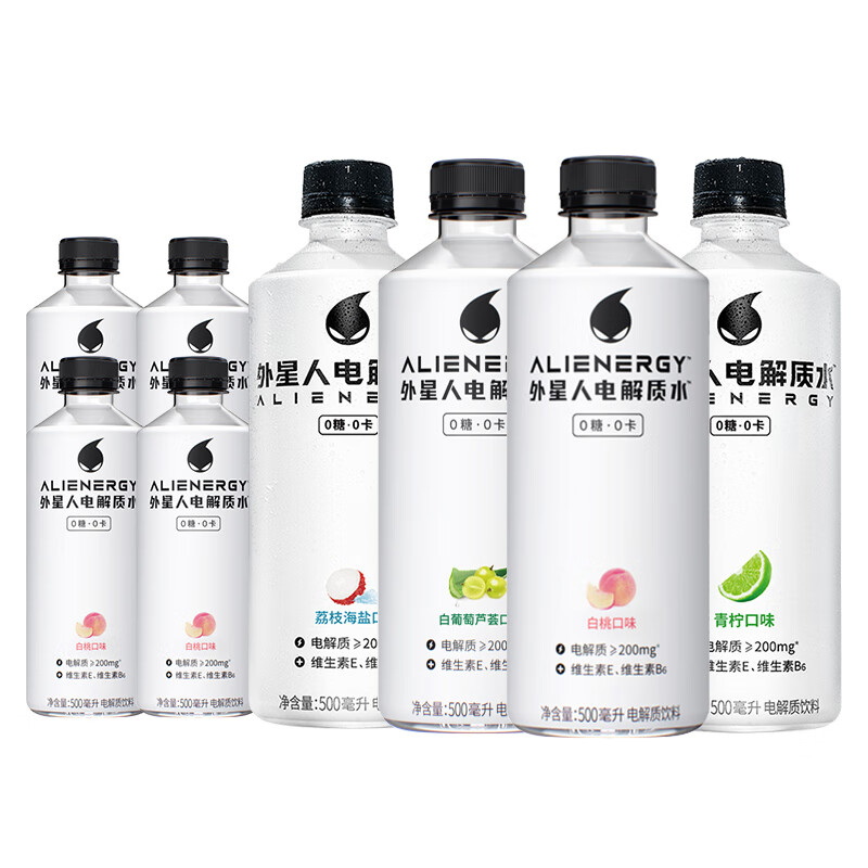 外星人饮料 电解质水混合口味500mL*8瓶 36.32元