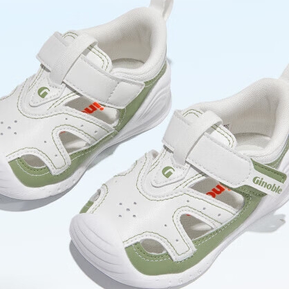 PLUS会员：Ginoble 基诺浦 宝宝软底包头学步鞋 GB2199 176.19元包邮（双重优惠）