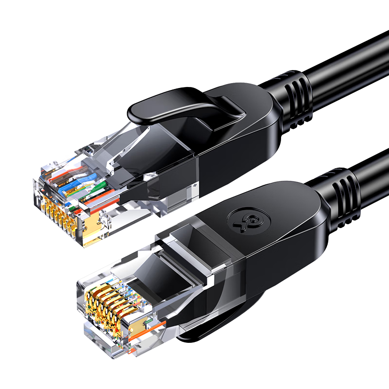 毕亚兹 WX8 六类CAT6 千兆网线 20m 黑色 24.9元