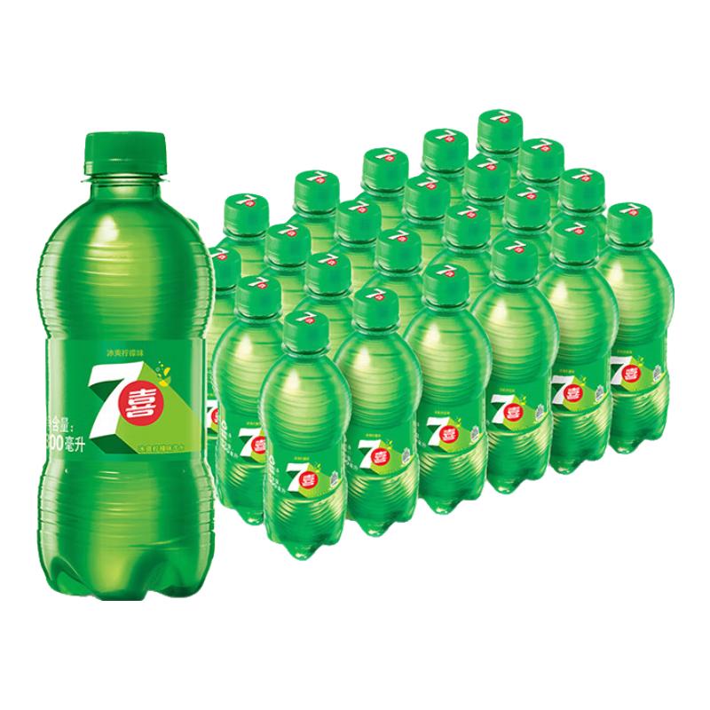 7-Up 七喜 pepsi 百事 7UP柠檬味碳酸饮料300ml*24瓶 29.89元