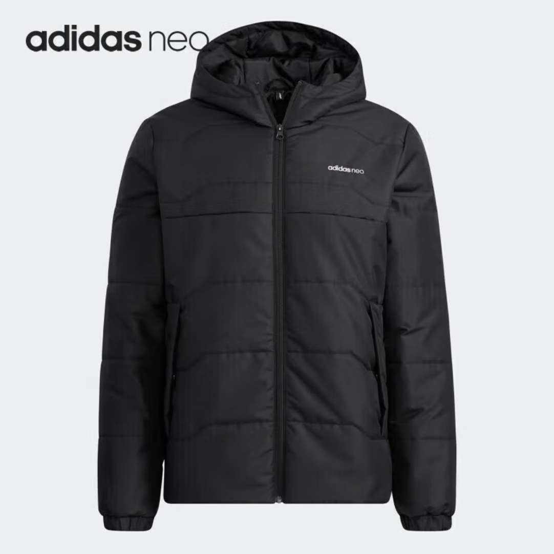 需plus会员：阿迪达斯 （adidas）男装保暖运动服棉衣外套H45236 A/XL 255.71元包