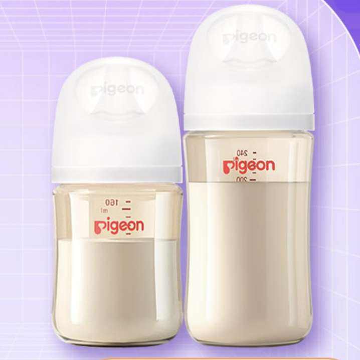 贝亲 奶瓶 PPSU奶瓶宽口径 160ml +240ml套装 81.72元（需领券）