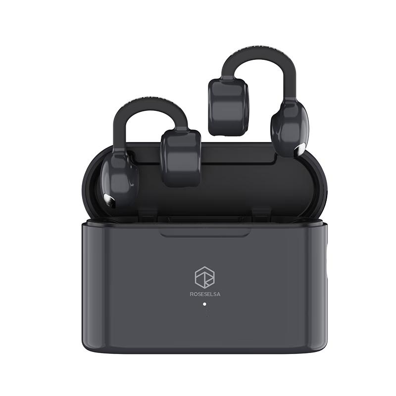 移动端、京东百亿补贴：弱水时砂 OpenFree 耳夹式真无线蓝牙耳机 夜幕黑 195.