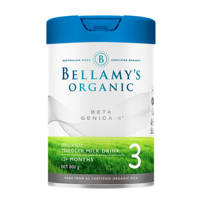 BELLAMY'S 贝拉米 A2系列 白金版 有机幼儿奶粉 澳版 3段 800g 255元