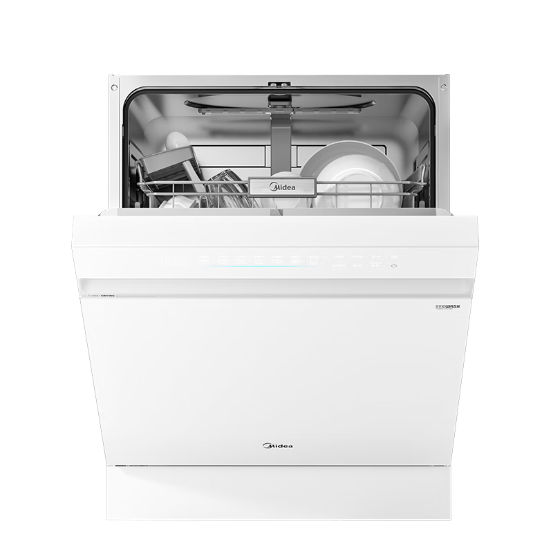 PLUS会员：Midea 美的 万向白月光 X6 嵌入式洗碗机 14套 105℃热风烘干 3615.4元