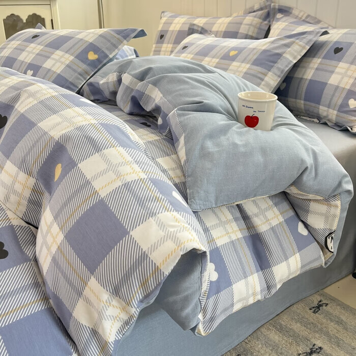 纯棉100%四件套 1.8m床200*230cm 99元（需用券）