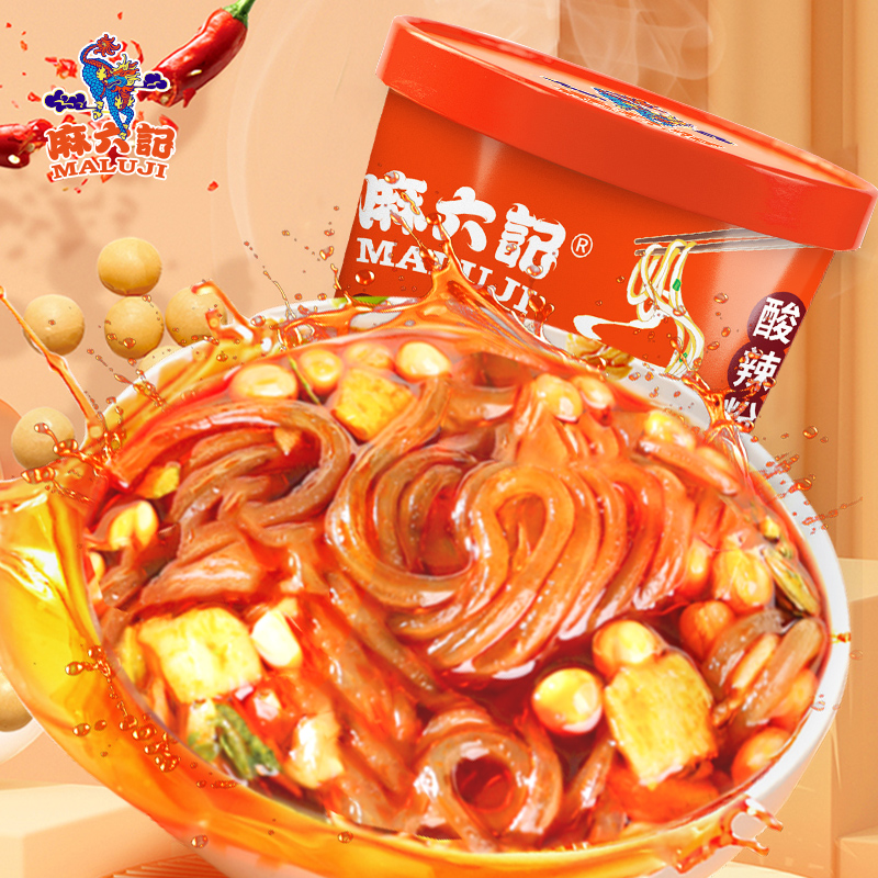 麻六记 酸辣粉 178g*6 方便食品 29.9元（需用券）