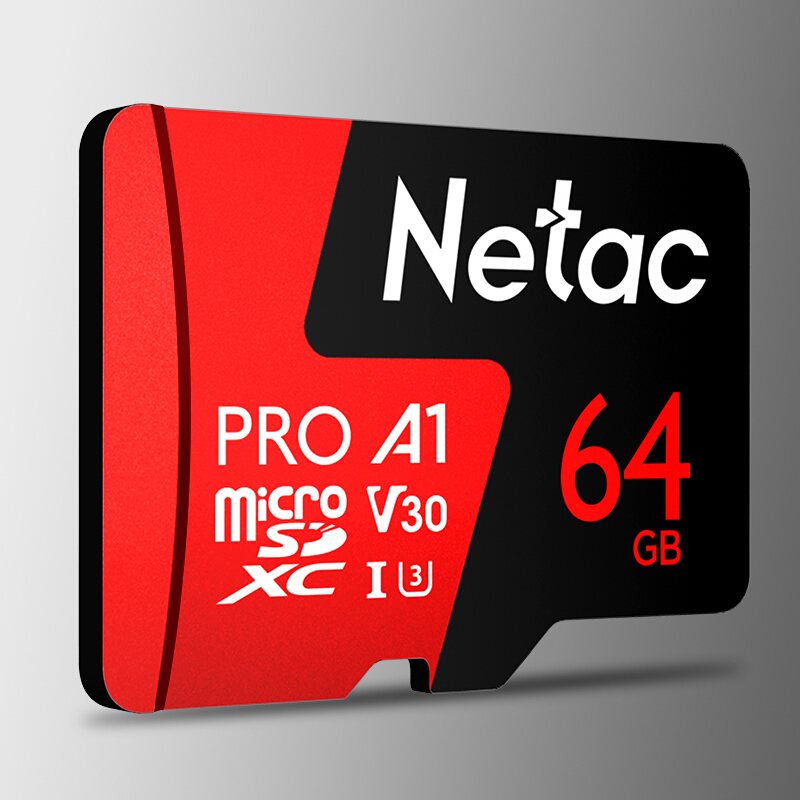18日0点：Netac 朗科 P500 至尊PRO版 Micro-SD存储卡 64GB（USH-I、V30、U3、A1） 17.6元