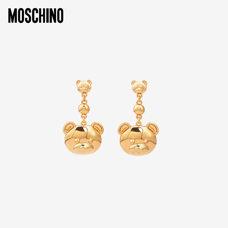 MOSCHINO 女士Teddy泰迪熊耳环耳钉 594元