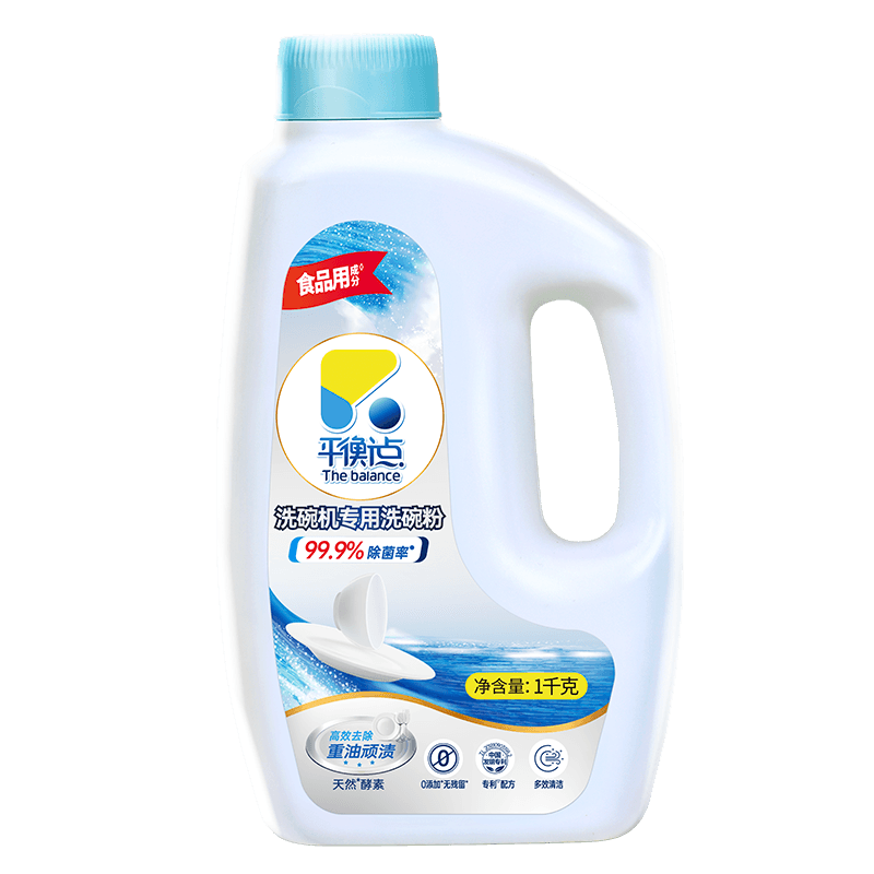 平衡点 The balance 限海南地区：The balance 平衡点 洗碗机专用洗碗粉 1kg 10.92元