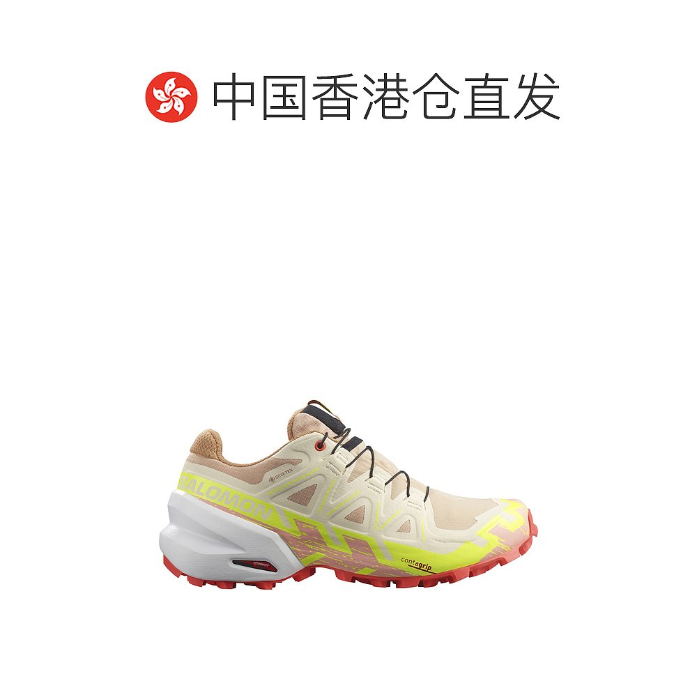 salomon 萨洛蒙 香港直邮SALOMON 女士户外徒步鞋 1230974HAZELNUTSAFETYYELLOWFI 1241元