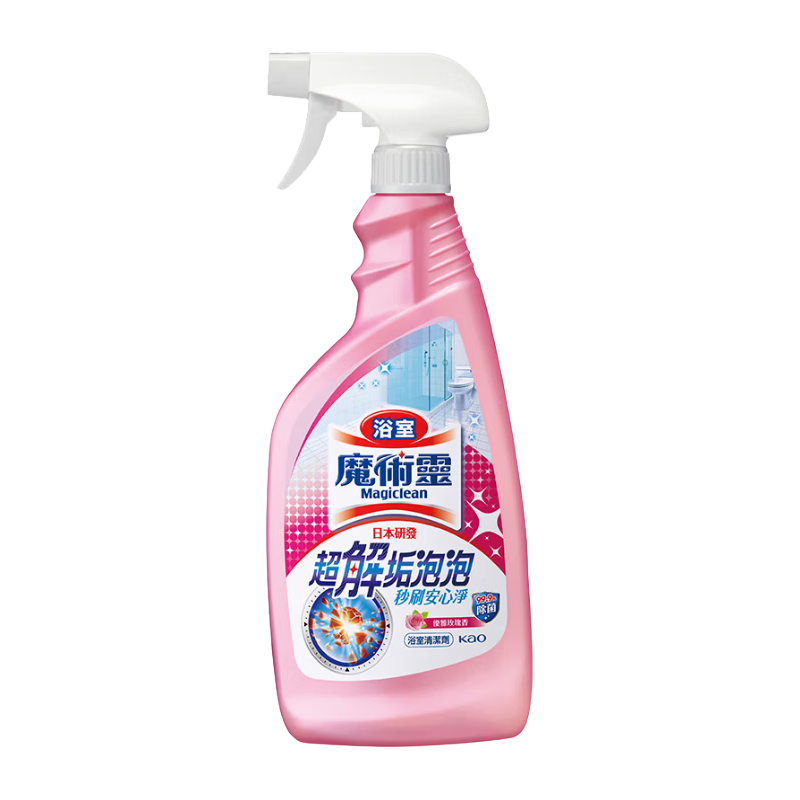 88VIP：花王 魔术灵浴室清洁剂 500ml 淡雅玫瑰香 19.85元（需用券）