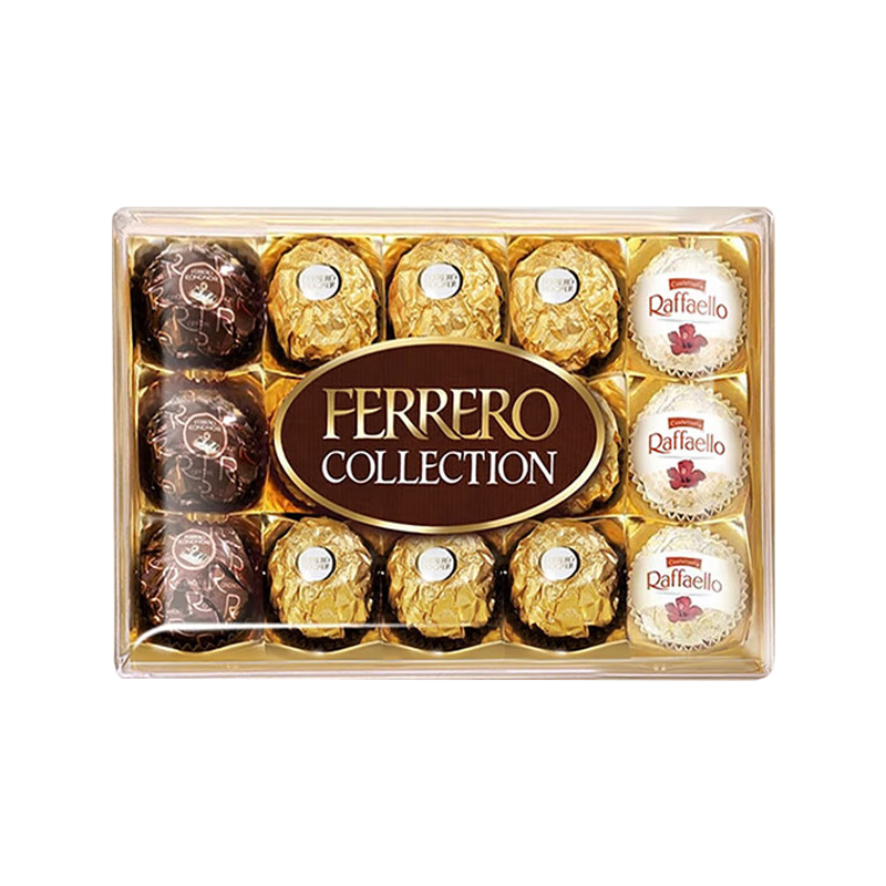 费列罗（FERRERO）杂莎3色球榛果巧克力15粒172g进口元旦新年礼物 临期降价 77.