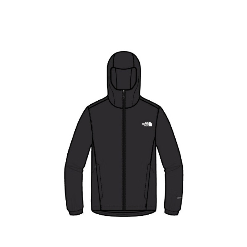 THE NORTH FACE 北面 冲锋衣男户外防风防水透汽外套83VF 黑色/JK3 XL 918元