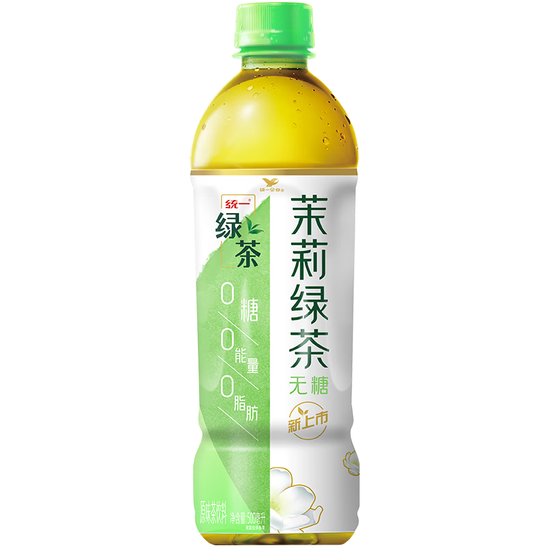 plus会员:统一无糖茉莉绿茶 无糖茶 500ml*15瓶 整箱装 23.16元