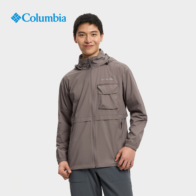 20点：Columbia 哥伦比亚 蒋奇明同款 男穿行拒水UPF50防晒衣 WE5638 649.5元（限时