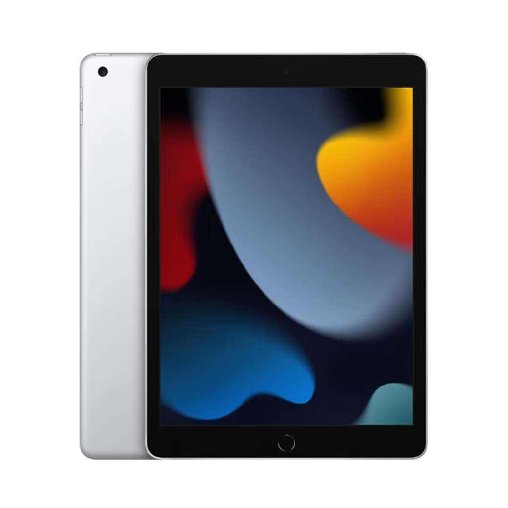 限地区、再降价：Apple/苹果 iPad(第9代) 10.2英寸平板电脑 2021款 256GB WLAN版 银
