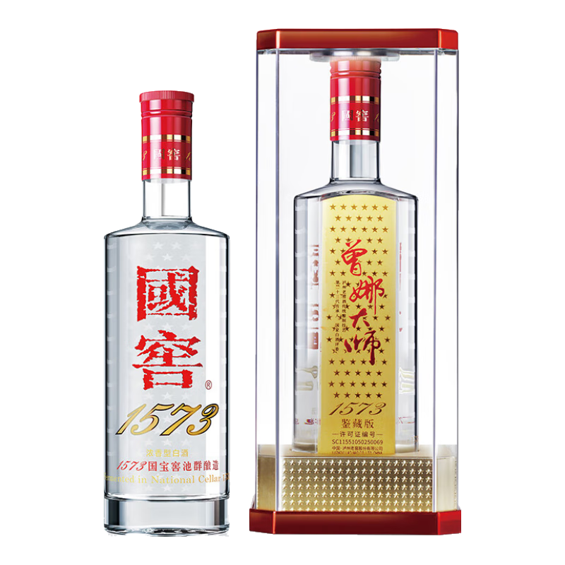 移动端、京东百亿补贴：国窖1573 曾娜大师 浓香型白酒 52%vol 500ml 单瓶装 804.