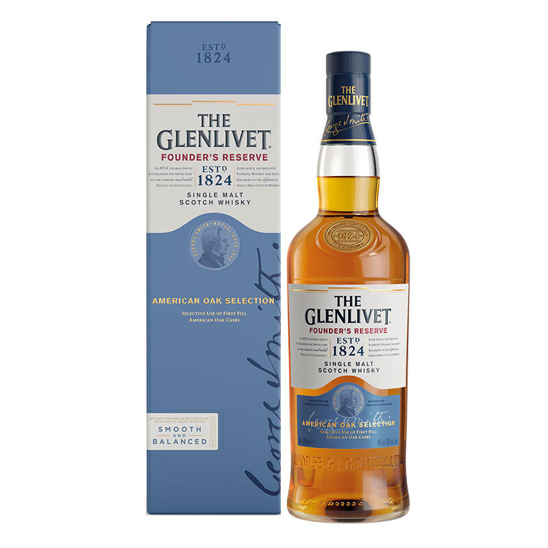 格兰威特 创始人 苏格兰 单一麦芽 威士忌 洋酒 700ml 甄选系列 146.91元