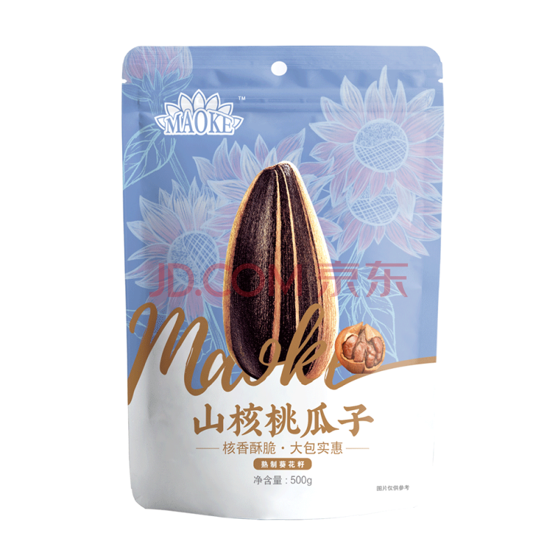 洽洽 洽毛嗑山核桃瓜子500g*1袋 大包装炒货葵花籽团购休闲零食小吃 ￥6.9