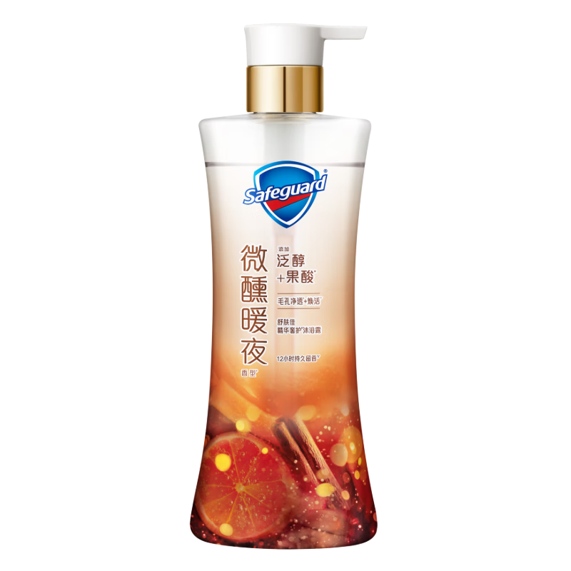 舒肤佳 微醺暖夜香沐浴露 570g 泛醇果酸 65元