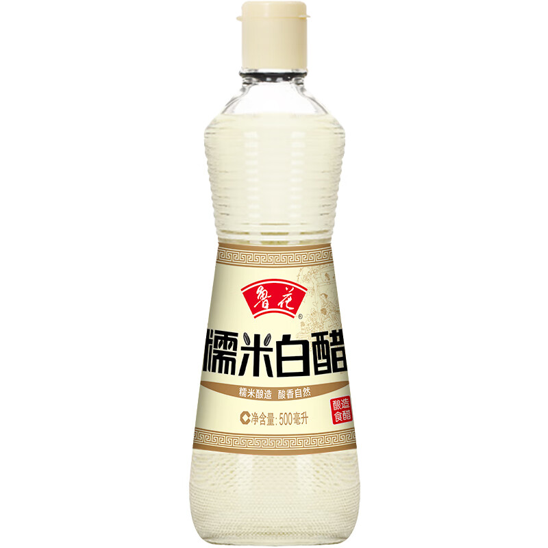 luhua 鲁花 糯米白醋 500ml 4.74元