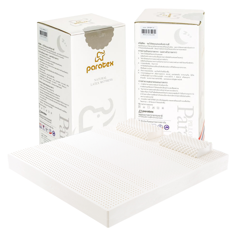 paratexECO乳胶床垫 94﹪含量泰国原芯进口天然乳胶加厚垫 1.8x2米厚5cm 1323.13元