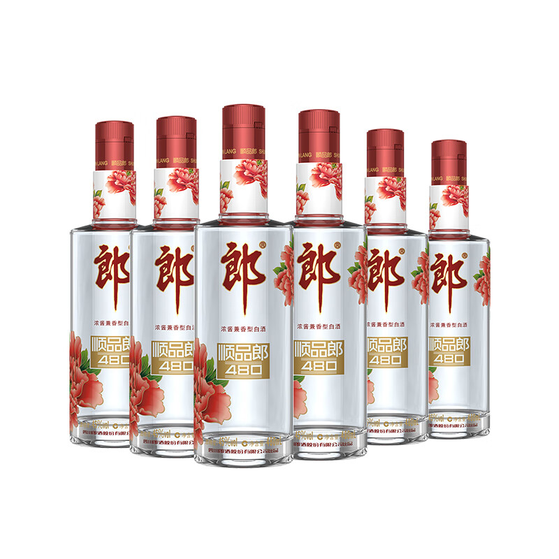 郎酒 顺品郎45度红顺 480mL 6瓶 209元(需用券)