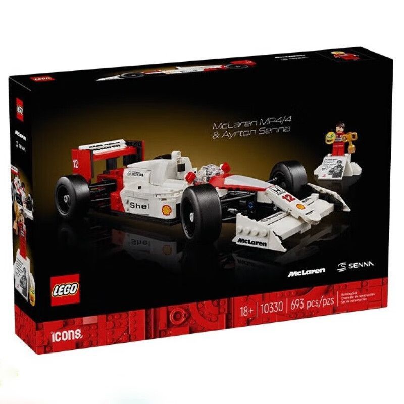 百亿补贴：乐高 LEGO ICONS 10330 迈凯伦MP4/4 F1 埃尔顿·塞纳积木礼物 365元