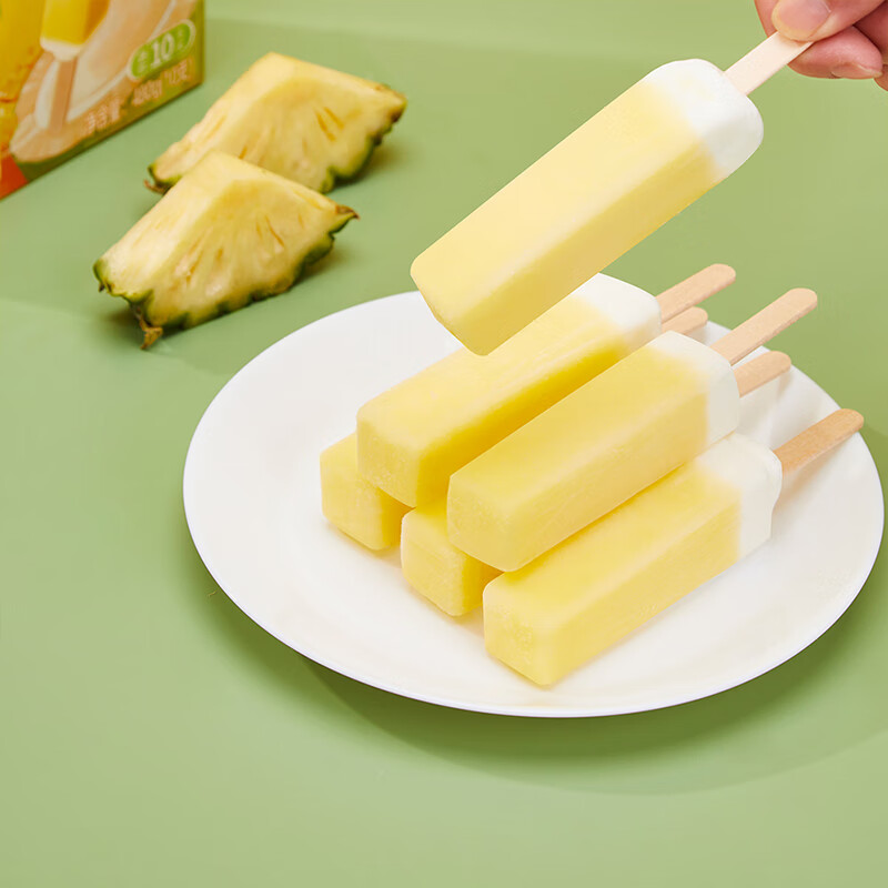 明治 菠萝生椰味雪糕 48g*10支 彩盒装 12.71元 - 清风线报