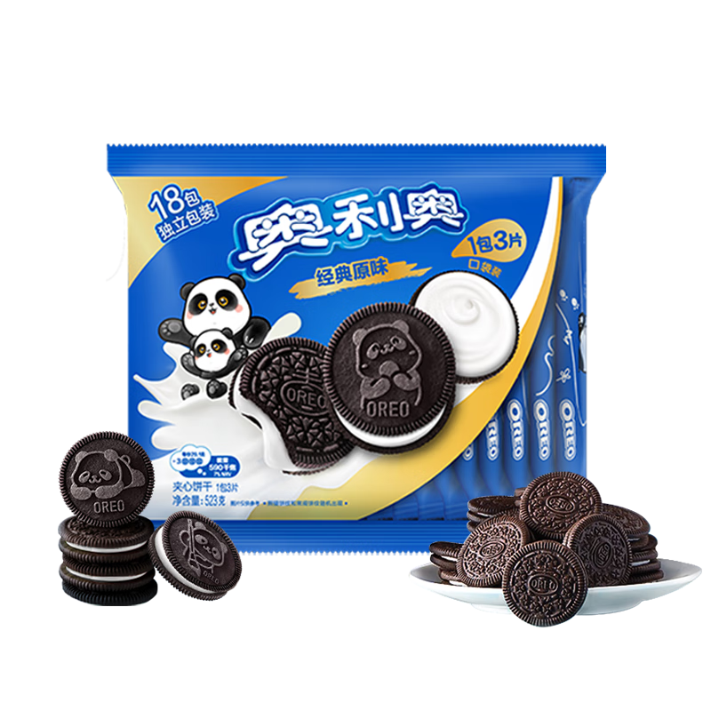 oreo奥利奥原味夹心饼干523g10件凑单品12925元包邮合1293元件