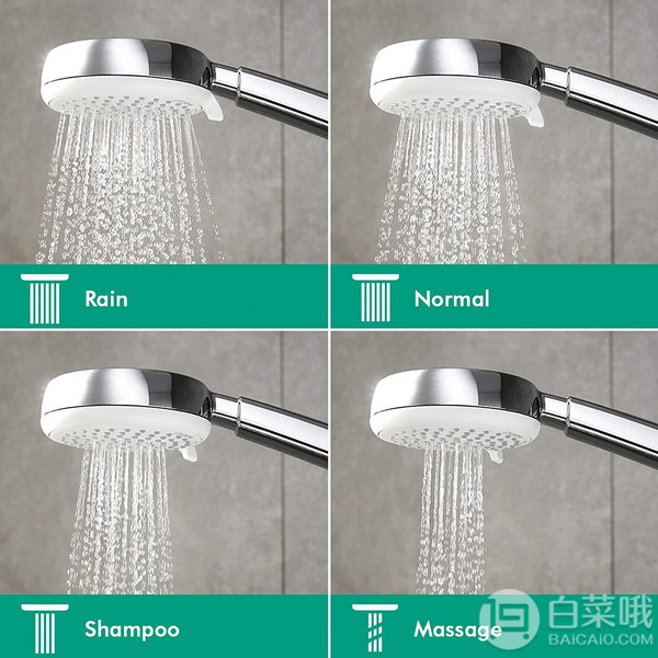 Hansgrohe 汉斯格雅 Crometta 100系列 Vario 手持花洒 26824400新低124.13元