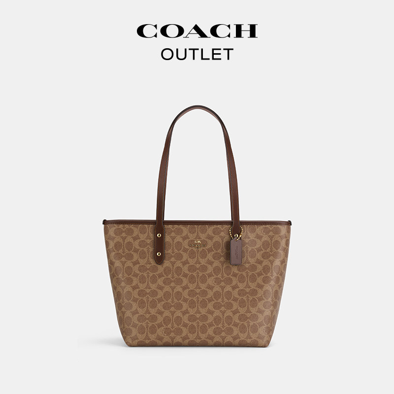 COACH 经典双面老花CITY托特包 F58292 1890元