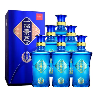 景芝 一品景芝蓝淡雅 芝麻香型白酒52度500ml*6整箱 554.69元（需领券）