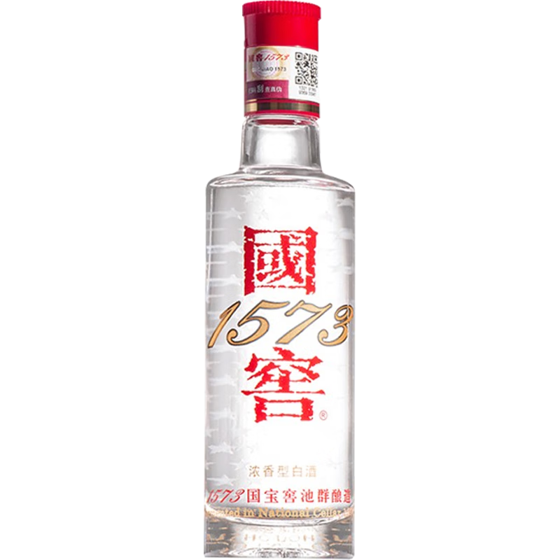 移动端、京东百亿补贴：泸州老窖 国窖1573 52度100ml*1瓶小酒光瓶浓香型白酒 