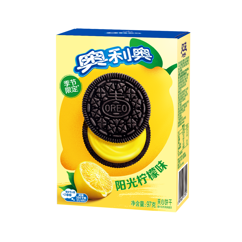 OREO 奥利奥 夹心饼干 阳光柠檬味 97g 6.23元（需买3件，需用券）