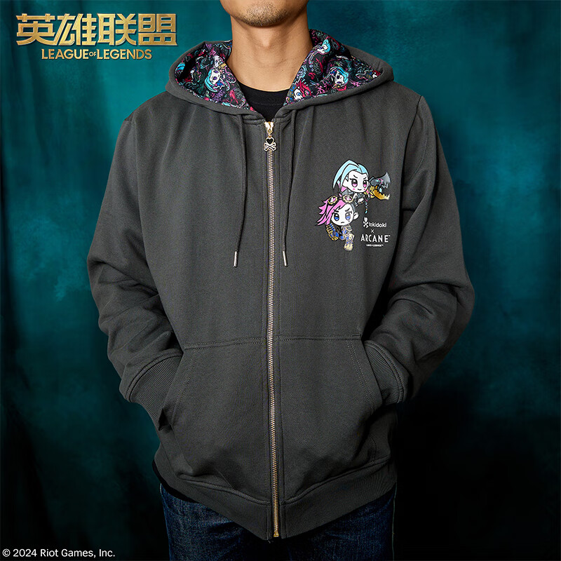 LEAGUE OF LEGENDS 英雄联盟 Tokidoki X 双城之战 联名帽衫 ￥538