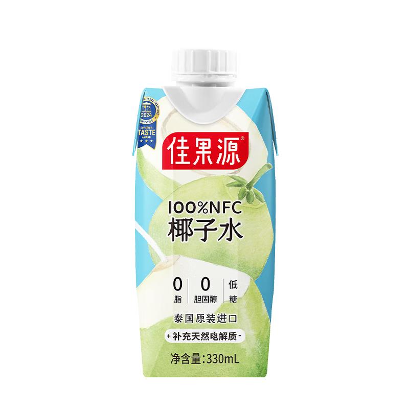 佳农 泰国原装进口椰子水 100%NFC 350ml*12瓶 39.9元
