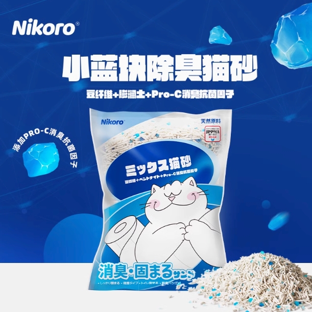 Nikoro 妮可露 混合猫砂 2.5kg*6袋 67元（需用券）