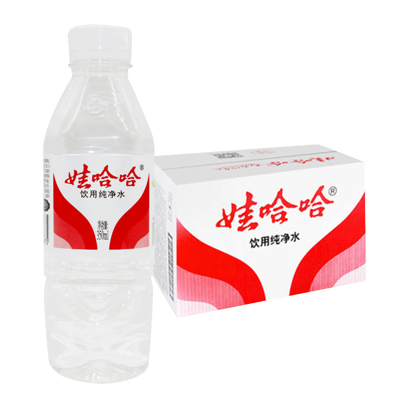 WAHAHA 娃哈哈 饮用纯净水非矿泉水大瓶（江浙沪皖）350ml*24瓶 ￥27.07