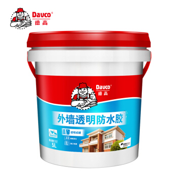 德高 透明防水胶外墙防水涂料5KG/桶（适合外墙） 159元